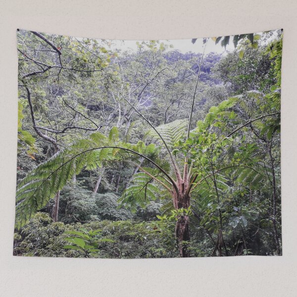 Item preview, Junlge Green tropical forest Rainforest Botanical designed and sold by Tanja Dianova.