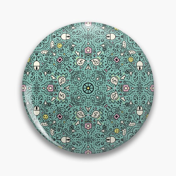 Item preview, Mobile Technology - tech themed symmetrical mandala pattern designed and sold by BrandNameNerd.
