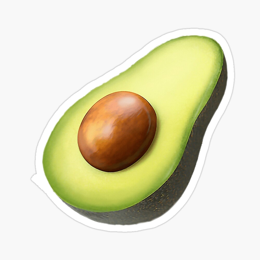 Avocado For Eat Cow For Love Sticker