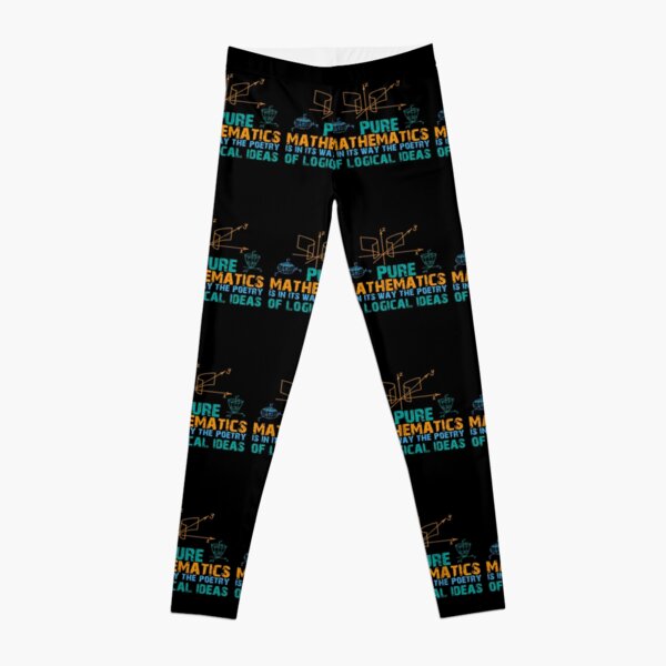 Math Teacher (no problem too big or too small) - blue | Leggings