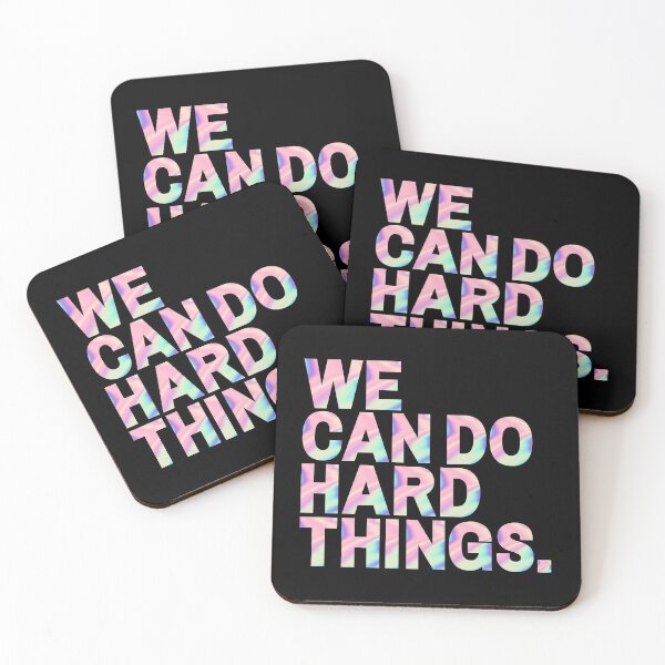 Item preview, We Can Do Hard Things designed and sold by KarolinaPaz.