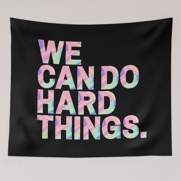 Item preview, We Can Do Hard Things designed and sold by KarolinaPaz.