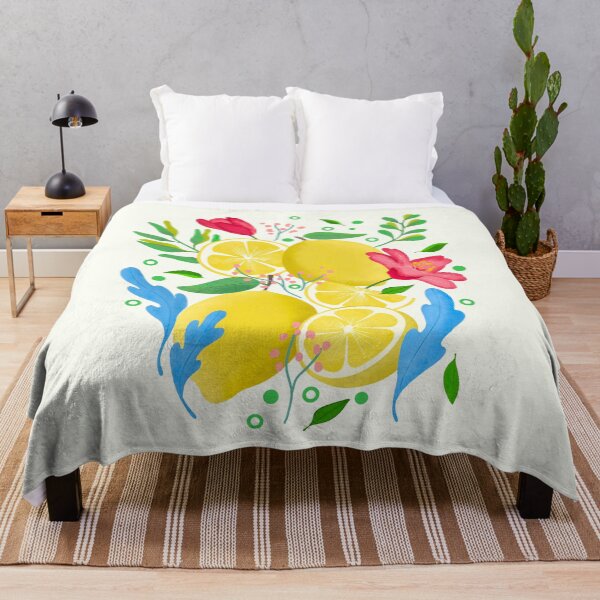 Item preview, Lemon Floral designed and sold by ethnicdrawing.