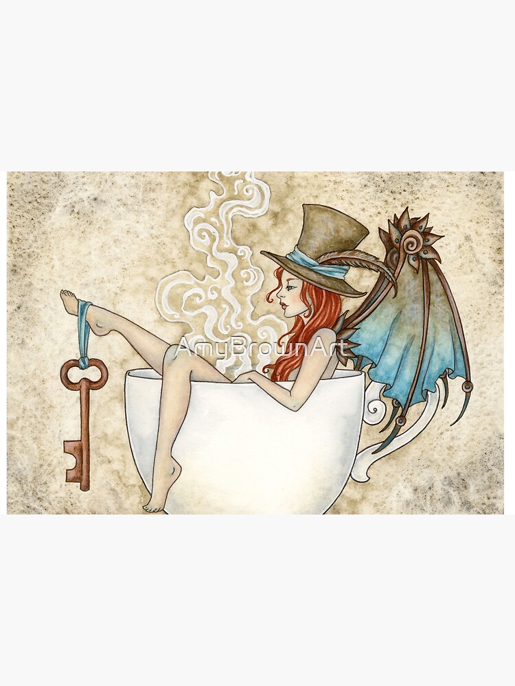 Steam Bath by AmyBrownArt