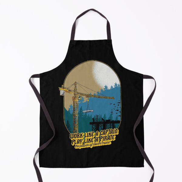 Item preview, Tower Crane Work Like A Captain designed and sold by damnoverload.