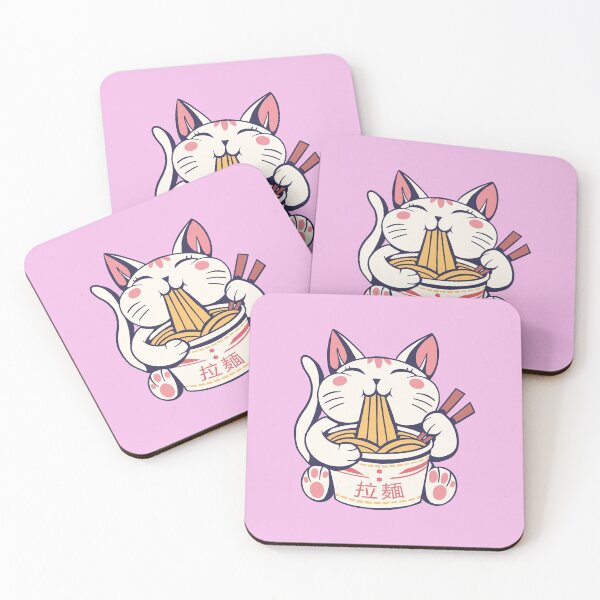 Item preview, Ramen cat designed and sold by DerSenat.