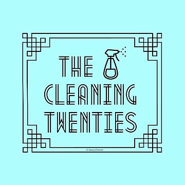 Artwork thumbnail, The Cleaning Twenties Spray Bottle Housekeeping Lady Gifts by SavvyCleaner