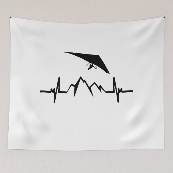 Item preview, Hang gliding pilot heartbeat hang glider EKG designed and sold by BELASKRI STORE.