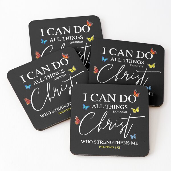 Item preview, Philippians 4:13 Butterfly Christ Bible Verse designed and sold by Lorrre.