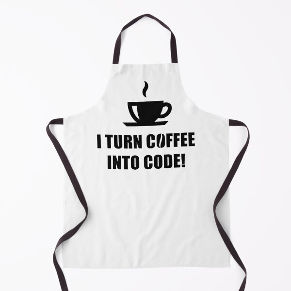 Item preview, I Turn Coffee Into Code! (Coffee / Nerd / Developer / Black) designed and sold by MrFaulbaum.