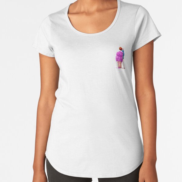 WITH A CHERRY ON TOP Premium Scoop T-Shirt