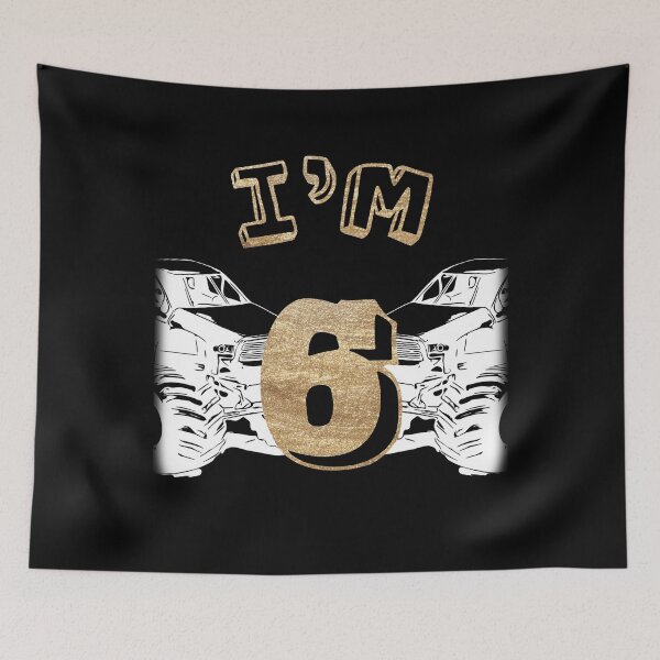 Item preview, I'm Six Years Old Monster Truck Birthday designed and sold by MakersKeystone.