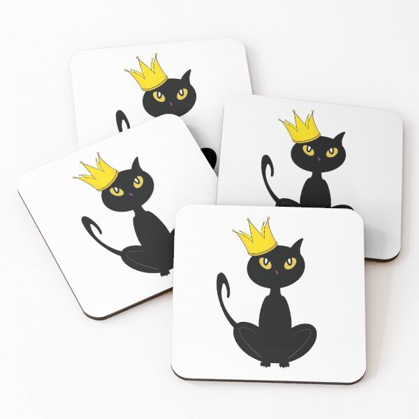 Item preview, Cat wearing a crown designed and sold by BusyMonkeys.