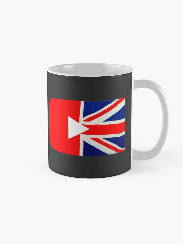 Alternate view of Great British YouTuber logo Mug