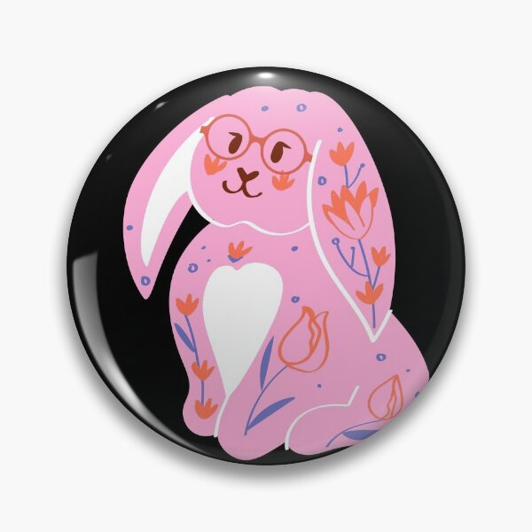 Item preview, Cute Bunny With Glasses designed and sold by Mirasy.