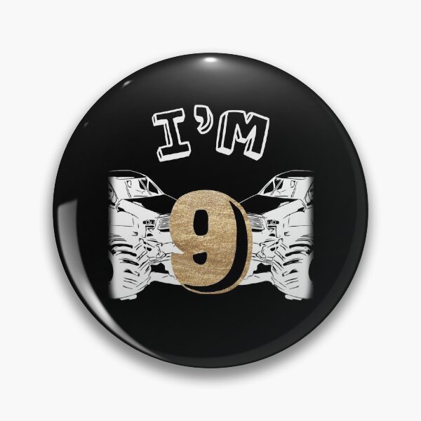 Item preview, I'm Nine Years Old Monster Truck Birthday designed and sold by MakersKeystone.