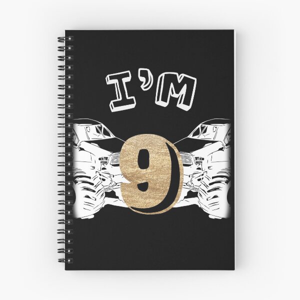 Item preview, I'm Nine Years Old Monster Truck Birthday designed and sold by MakersKeystone.