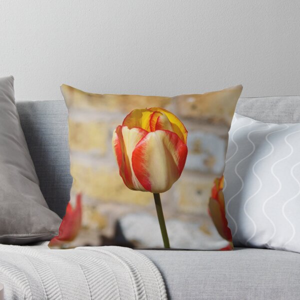 Item preview, Tulips and Brick #1 designed and sold by silverwheelarts.