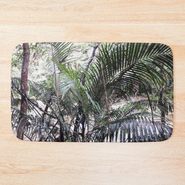 Item preview, Palm trees Jungle Green tropical forest Rainforest Botanical designed and sold by Tanja Dianova.