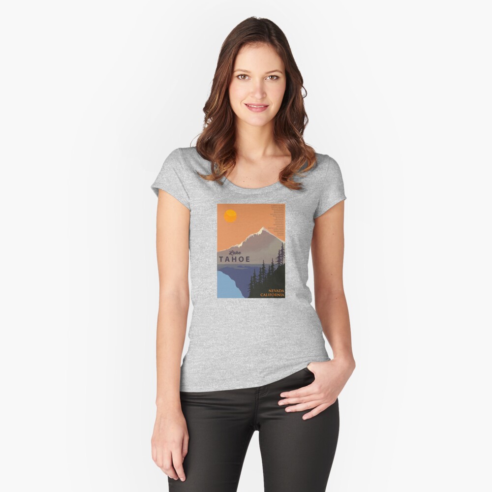 Item preview, Fitted Scoop T-Shirt designed and sold by ishore1.