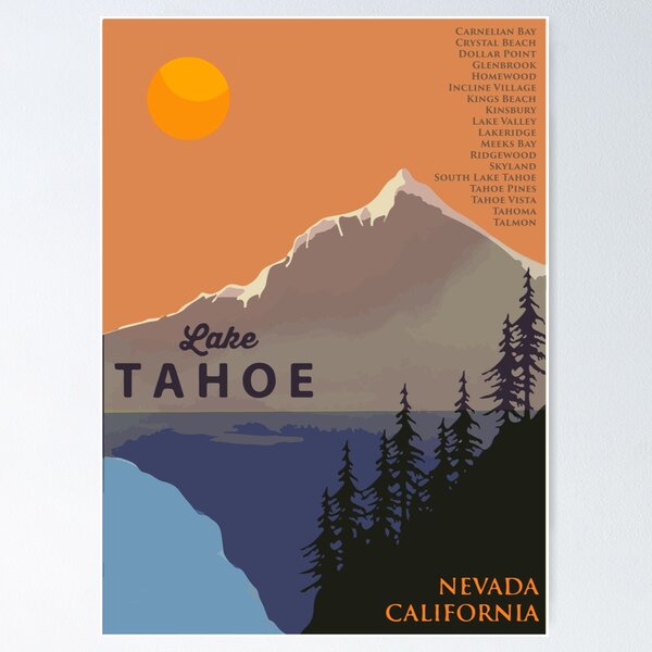 Item preview, Lake Tahoe. designed and sold by America Roadside..