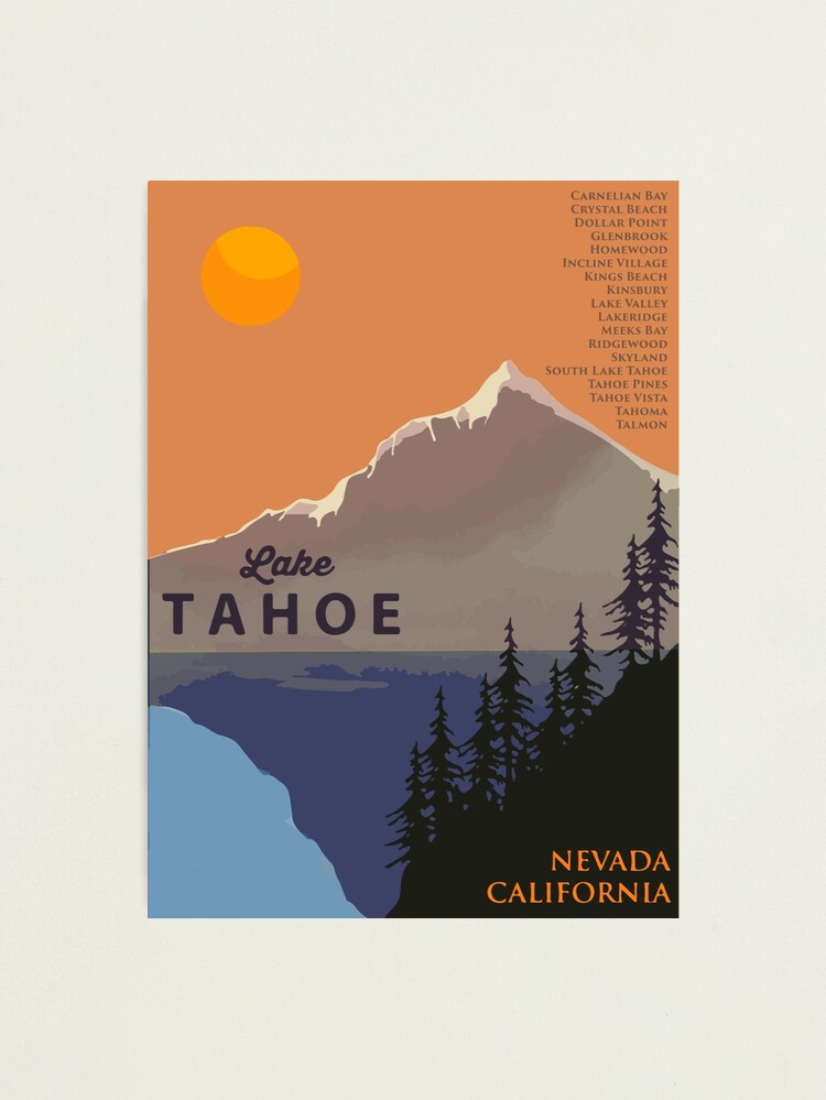 Thumbnail 1 of 3, Photographic Print, Lake Tahoe. designed and sold by ishore1.