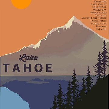 Artwork thumbnail, Lake Tahoe. by America Roadside.