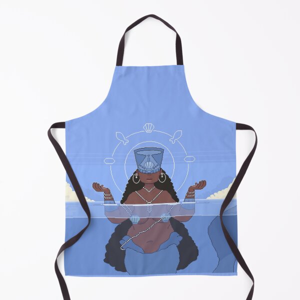 Item preview, Yemoja - African Goddess in PixelArt designed and sold by Mewmewdevart.