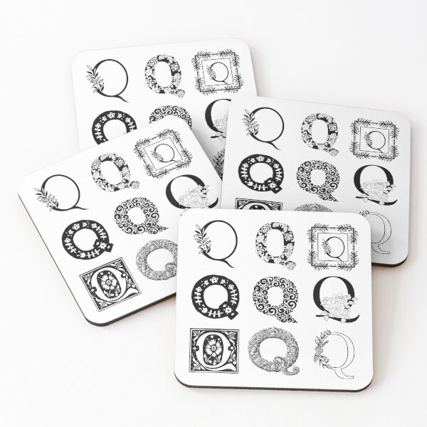 Item preview, Letter Q Sticker Pack designed and sold by M-Artie.