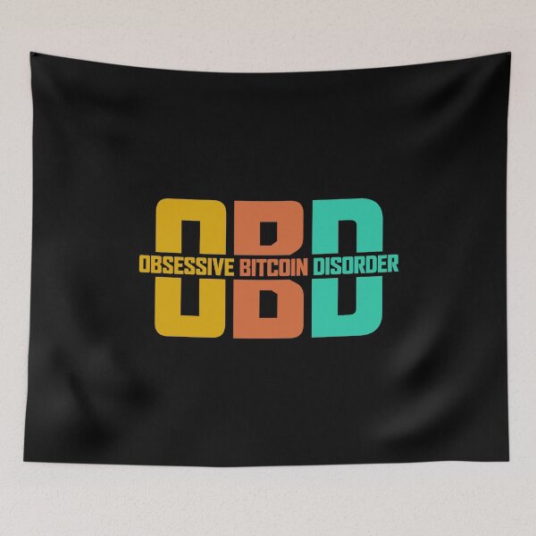 Item preview, OBD - Obsessive Bitcoin Disorder designed and sold by ShaykhUmer.