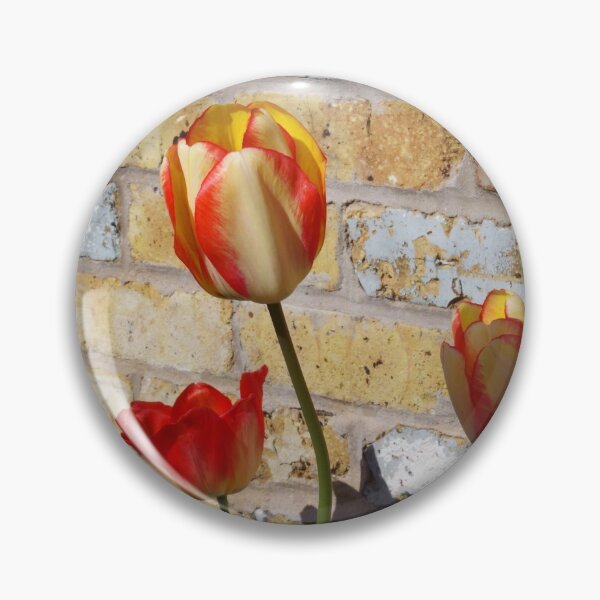 Item preview, Tulips and brick #2 designed and sold by silverwheelarts.