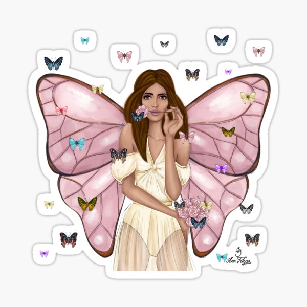 Butterfly Garden Sticker