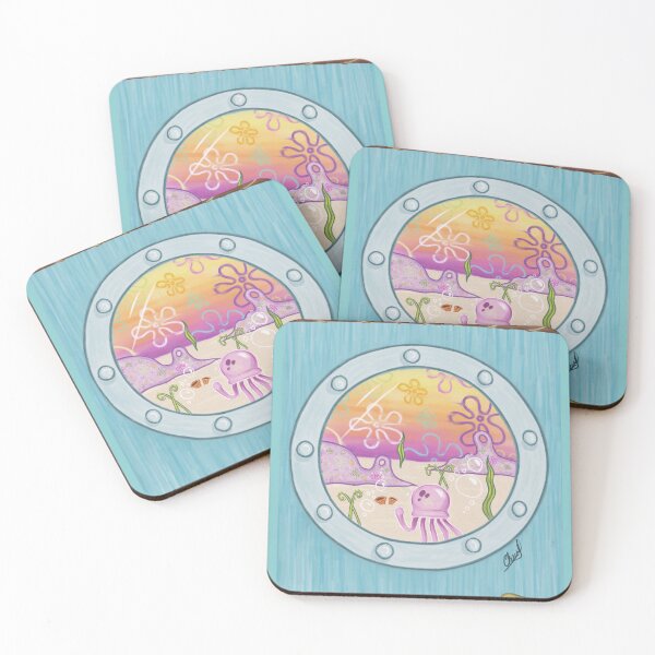 Item preview, Spongebob living rooom - sunset designed and sold by diaphona.