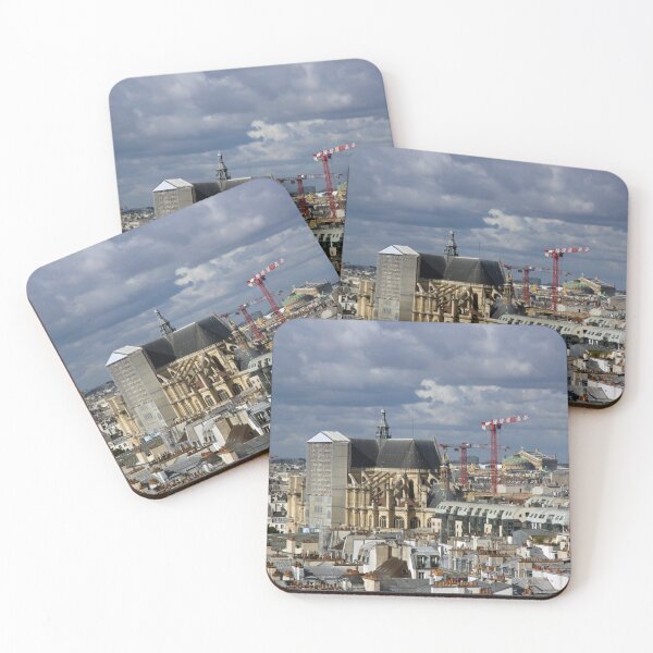 Item preview, The rooftops of Paris under a threatening sky. (Paris, France). designed and sold by Véronique Lestoquoy.