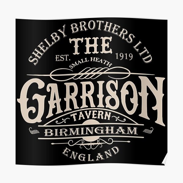BIER - DIE GARRISON PEAKY BLINDERS Poster