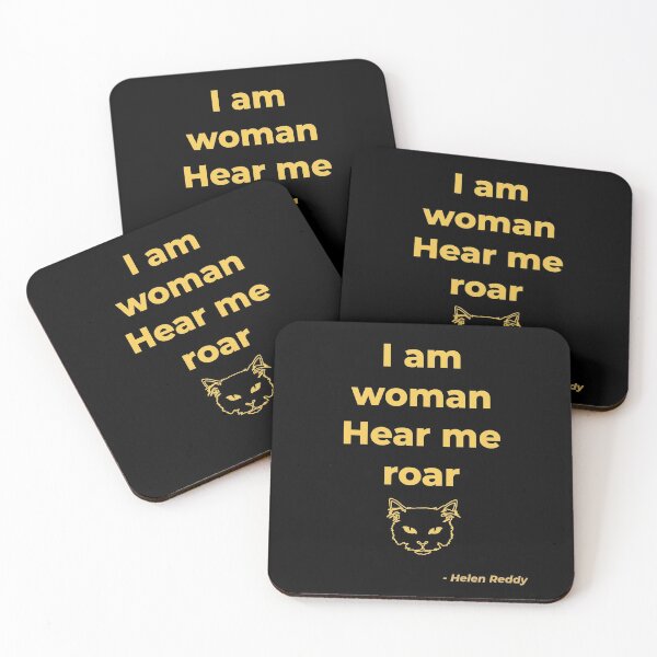 Item preview, I am Woman hear me roar - Helen Reddy designed and sold by Julie Pickering.
