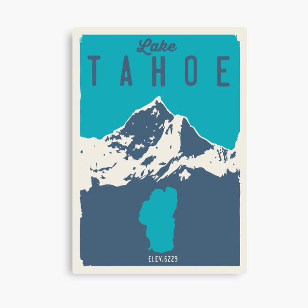 Disover Lake Tahoe. | Canvas Print