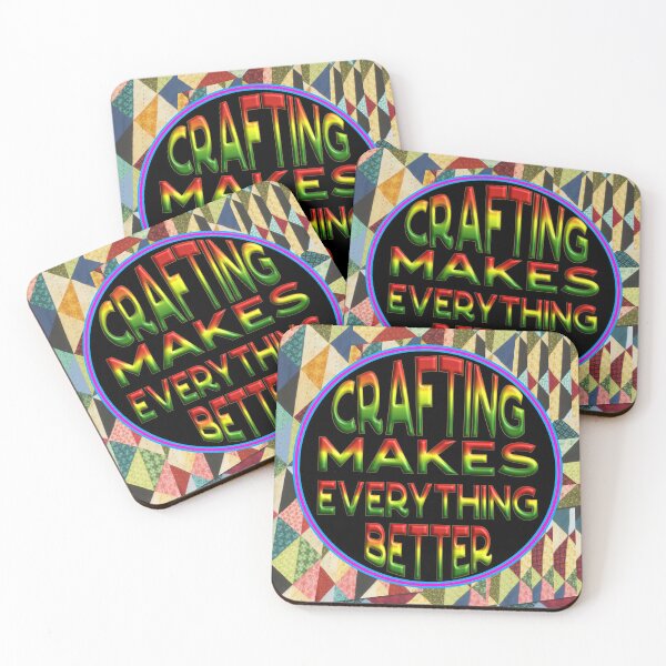 Item preview,  FUNNY PATCHWORK - CRAFTING MAKES EVERYTHING BETTER designed and sold by Ralek.