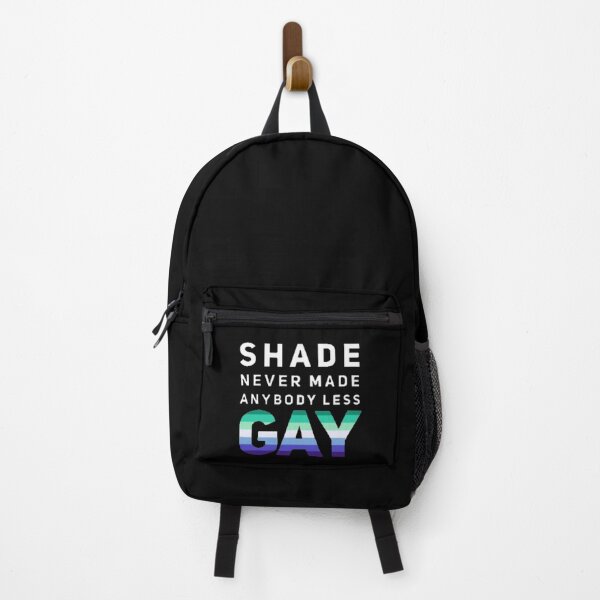 Item preview, Shade Never Made Anybody Less Gay (Version #3, Black) designed and sold by UnicornPeeps.