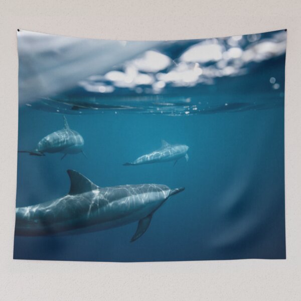 Item preview, Dolphins In Blue Water designed and sold by WowNatureWorld.