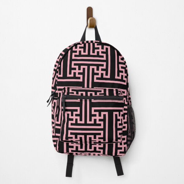 Item preview, Black Pink Sayagata Pattern designed and sold by Moyanana.