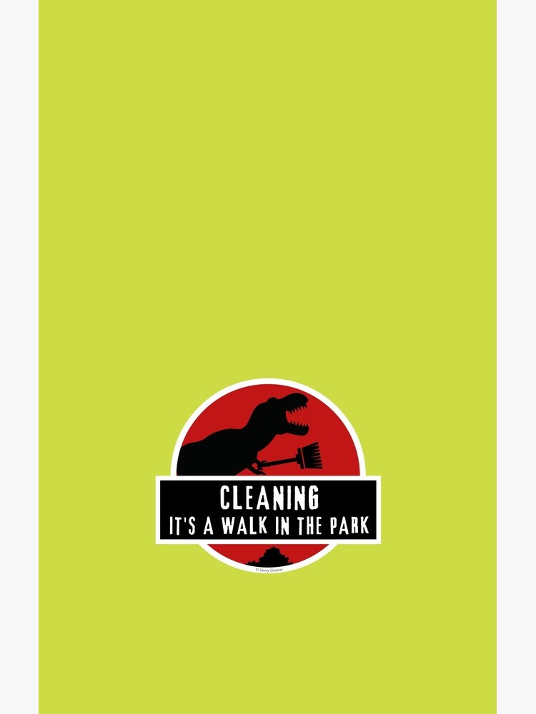 Thumbnail 4 of 4, Samsung Galaxy Phone Case, Walk In The Park Dinosaur Broom Fun Cleaning Lady Gifts designed and sold by SavvyCleaner.