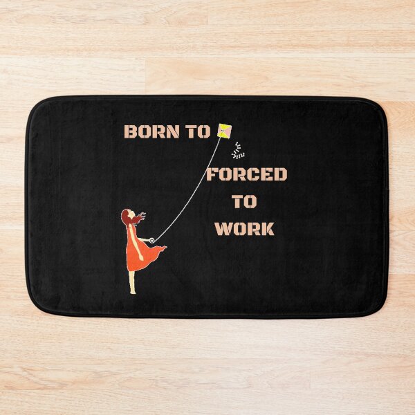 Item preview, Born To Kite Forced To Work	 designed and sold by amafordesigns.