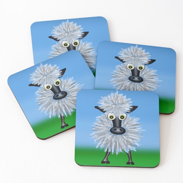 Item preview, Sheep, cute fluffy cartoon. designed and sold by Michael Mills.