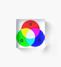 ROYGBIV Acrylic Block