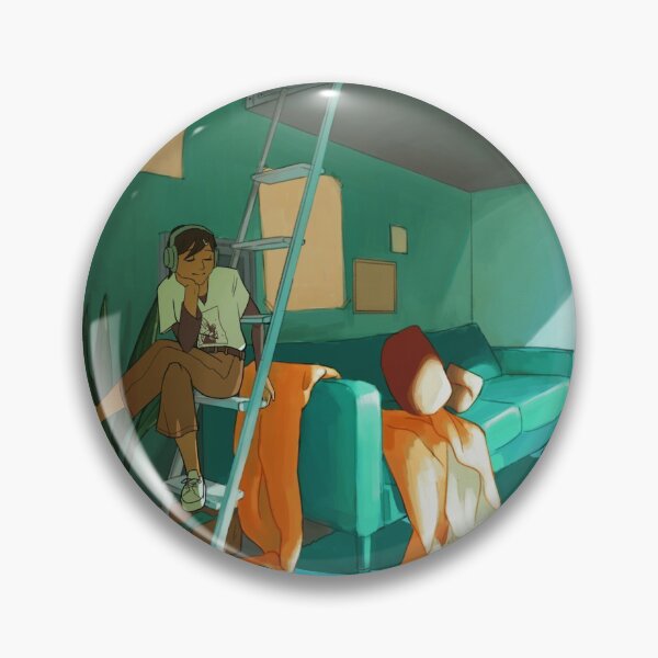 Item preview, Chill Afternoon Anime Vibes Illustration designed and sold by CristinaPop.