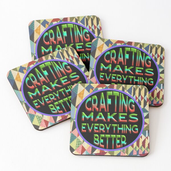 Item preview,   FUNNY PATCHWORK - CRAFTING MAKES EVERYTHING BETTER designed and sold by Ralek.