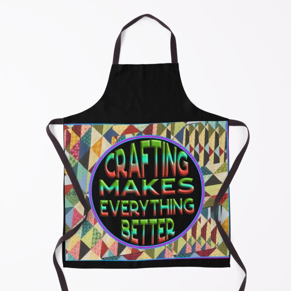 Item preview, FUNNY PATCHWORK - CRAFTING MAKES EVERYTHING BETTER designed and sold by Ralek.