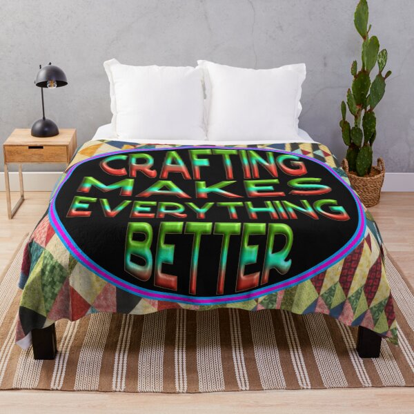 Item preview, FUNNY PATCHWORK - CRAFTING MAKES EVERYTHING BETTER designed and sold by Ralek.