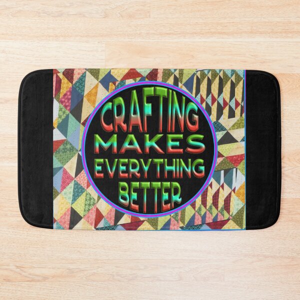 Item preview,   FUNNY PATCHWORK - CRAFTING MAKES EVERYTHING BETTER designed and sold by Ralek.